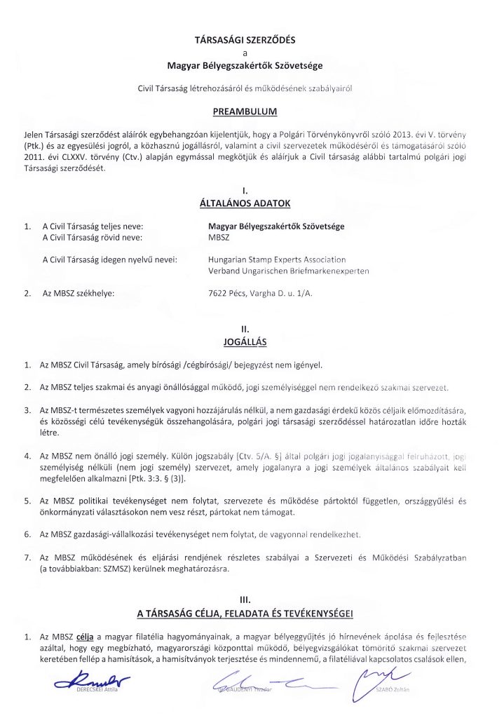 Társasági szerződés